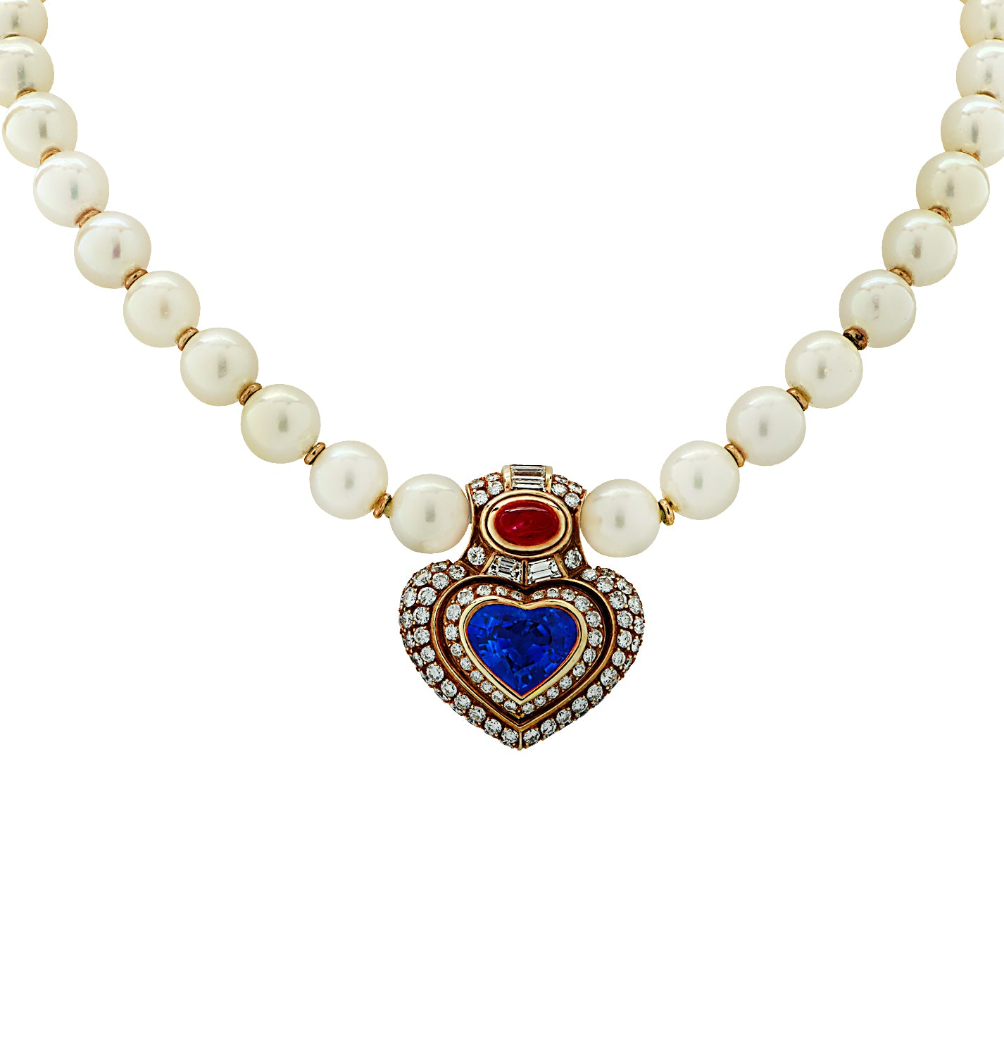 Bulgari Passo Doppio Pearl Diamond Gold Necklace at 1stDibs | bvlgari pearl  necklace, bulgari pearl necklace, bulgari pearls