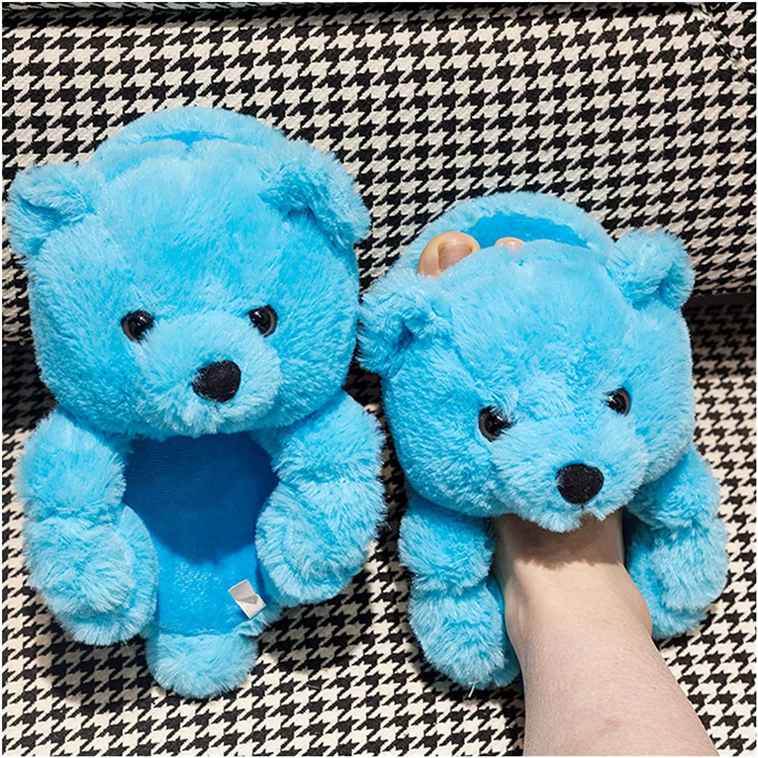 blue bear slippers