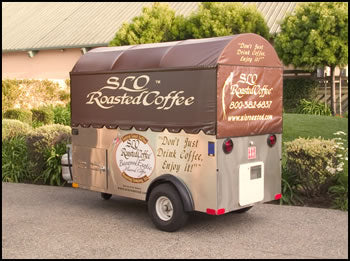 SLO Roasted Espresso Cart Service - Cart Closed