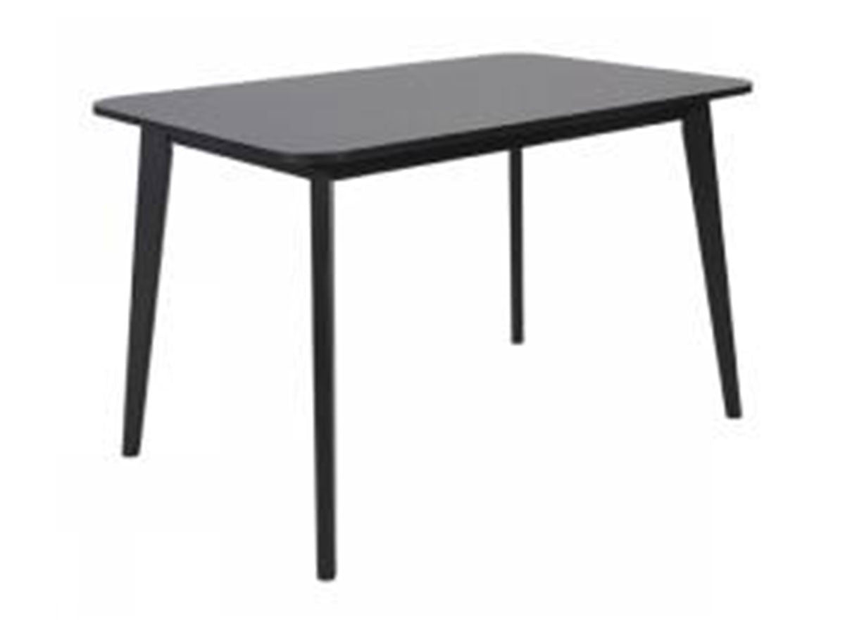 black table 2 chairs