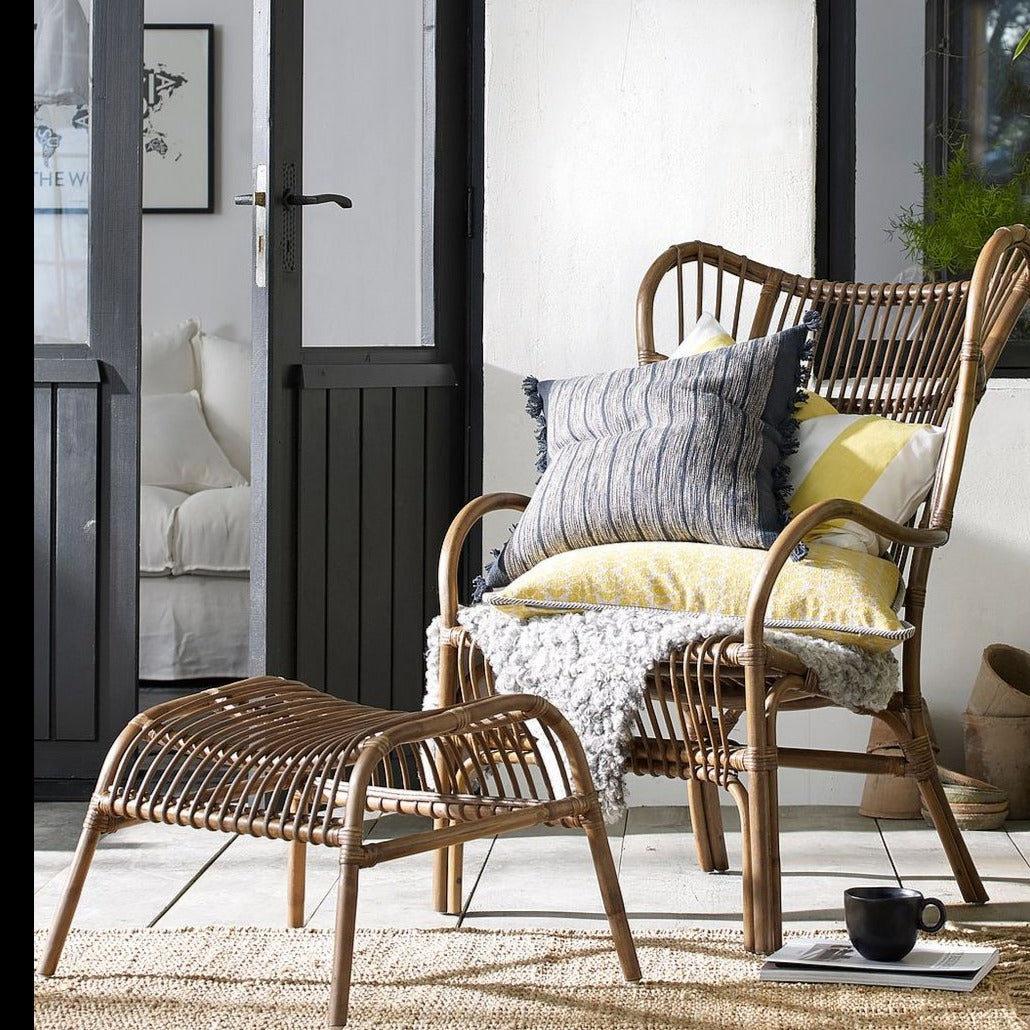 Honolulu Rattan Armchair, Walnut – Hemma Online Furniture Store Singapore