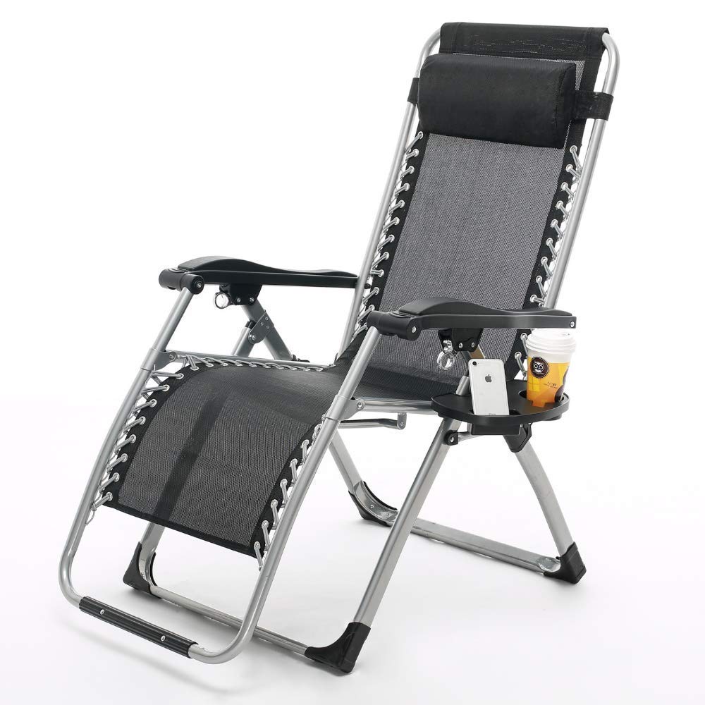 zero gravity lounger black