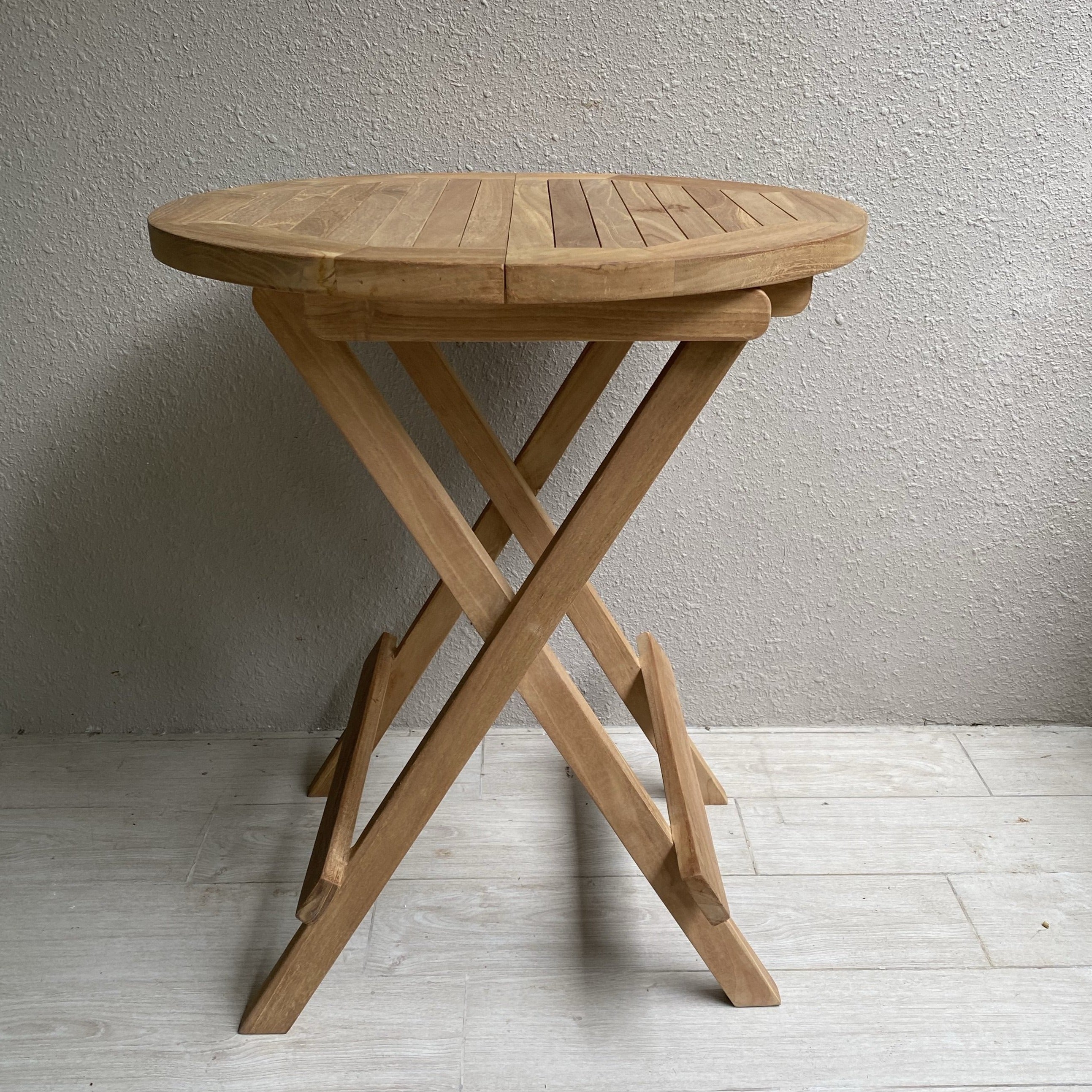 small wooden table outdoor