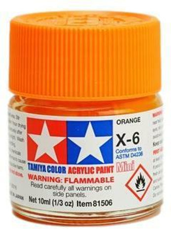 Tamiya Models X-7 Mini Acrylic Paint, Red