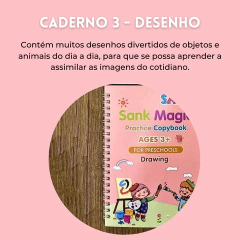 Caderno de caligrafia 3 - Desenho