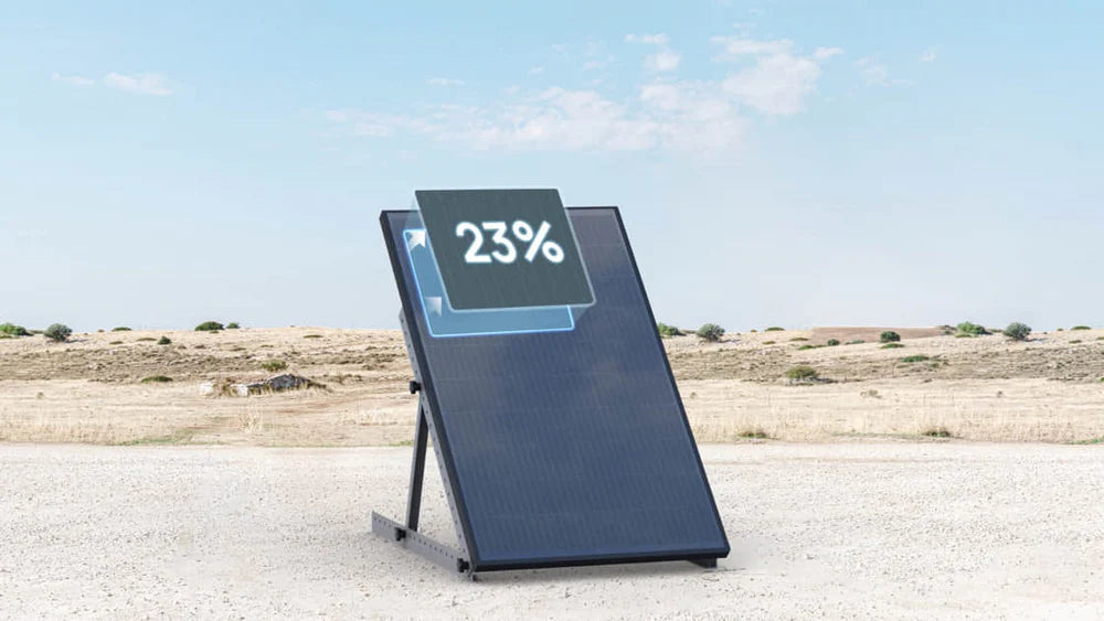 Konverze solárního panelu až 23 %.