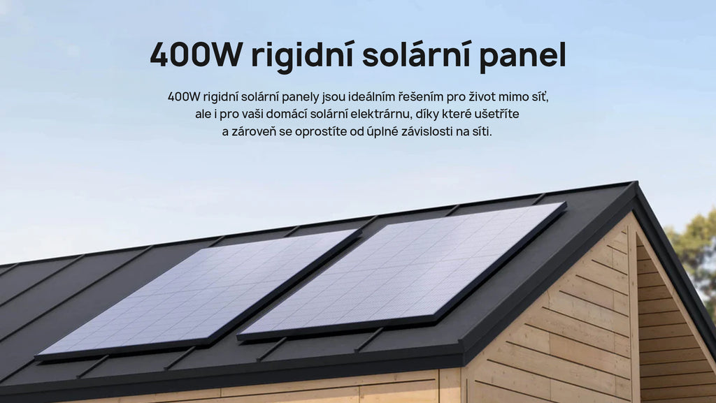 Oprostěte se od plné závislosti na síti a ušetřete s domácí solární elektrárnou.