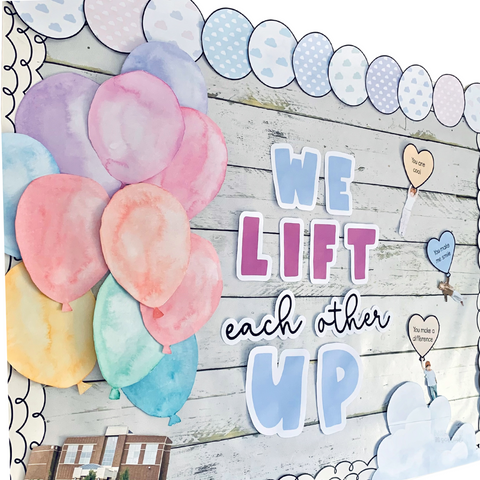 We Lift Each Other Up bulletin Board