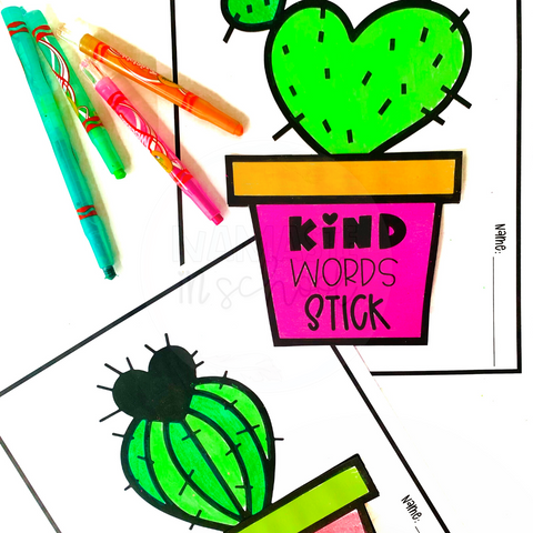 Kindness Cactus Craft