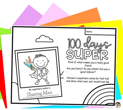 Free 100 Day of School Coloring Page Activities on TPT