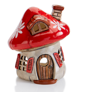 🍄‍🟫 Mushroom House Lantern - All Fired Up