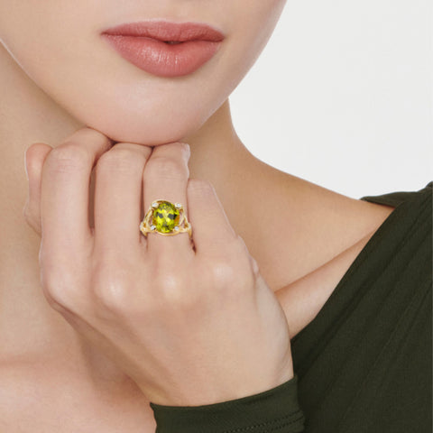 peridot, blue topaz, amethyst, lemon quartz, ring, cocktail ring