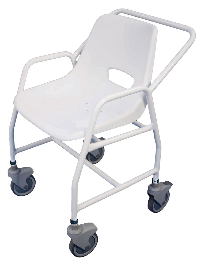 Hythe Mobile Shower Chair with Castors Millbrook Healthcare