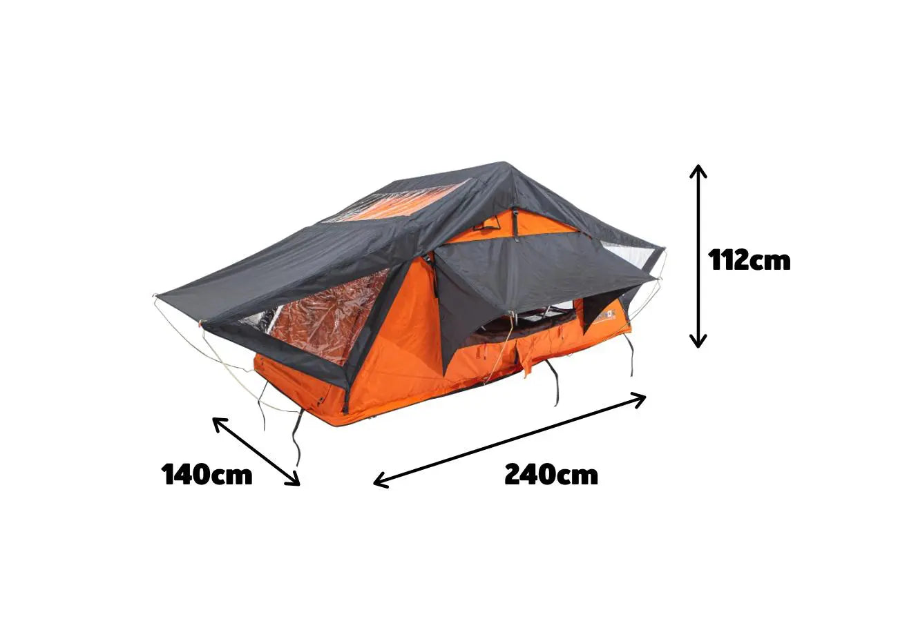 Common two person roof tent