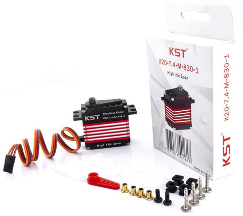 X20-7.4-M-830 HV Brushless HLS Servo 3.8N.m 0.13sec for RC Helicopters