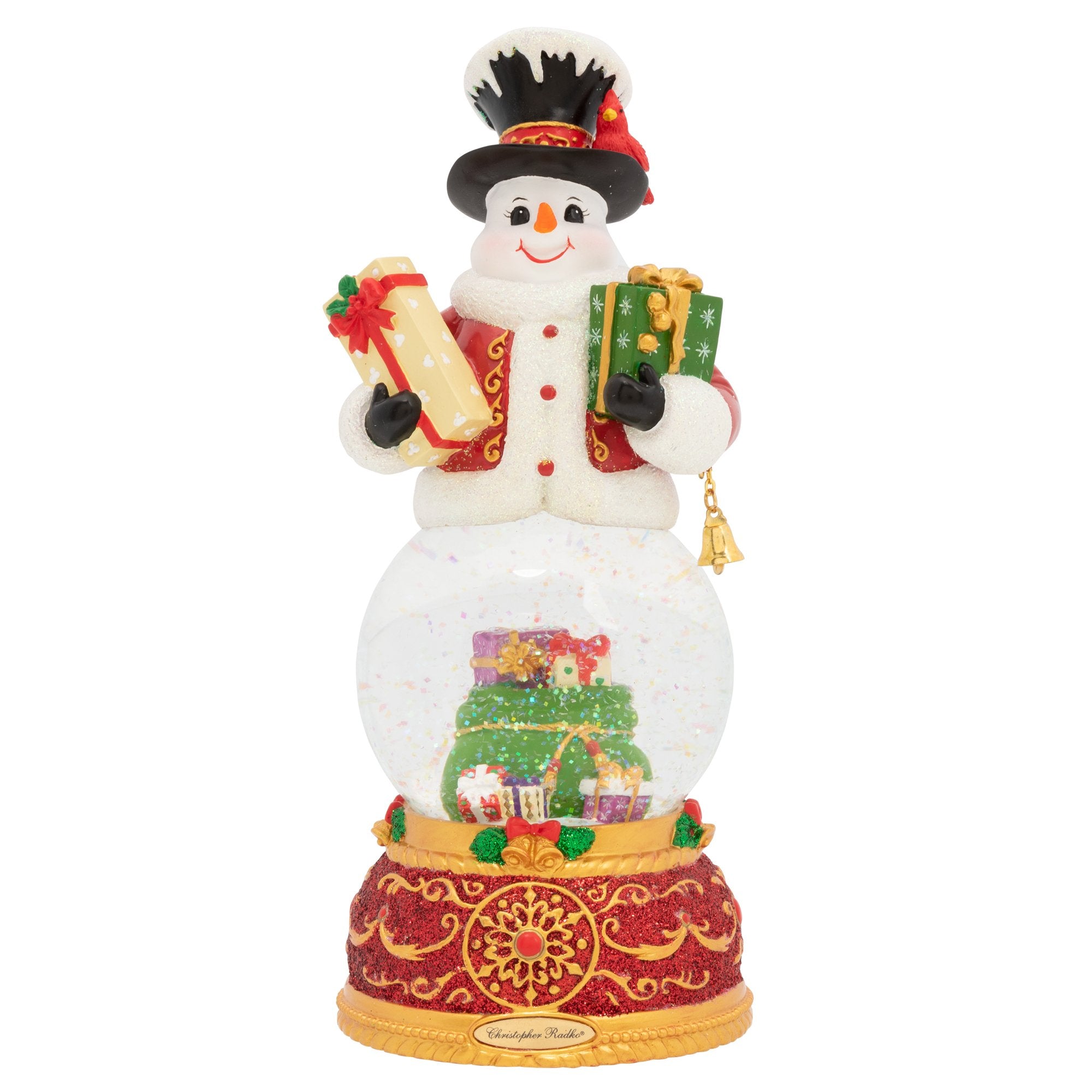 質屋 通販 Christopher Radko Snowglobes Wintery Scene Snowglobe＿並行輸入品 室内装飾 