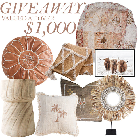 boho abode giveaway