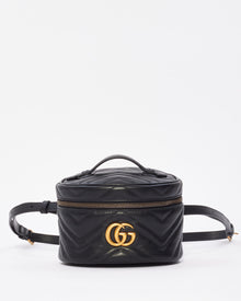 Gucci GG Supreme Monogram Web Messenger Bag in Black –