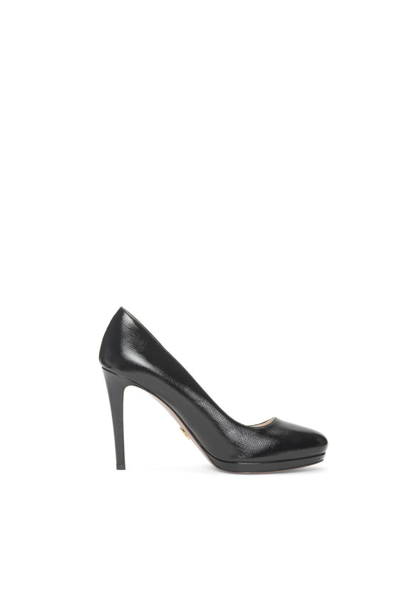 Prada Black Patent Calzature Donna Pumps - 38 – RETYCHE