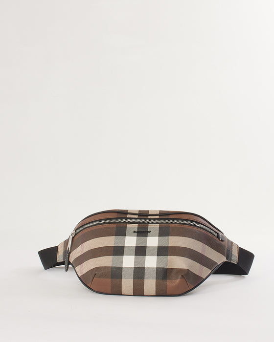 Burberry Brown Canvas Exaggerated Check Cason Bum Bag – RETYCHE