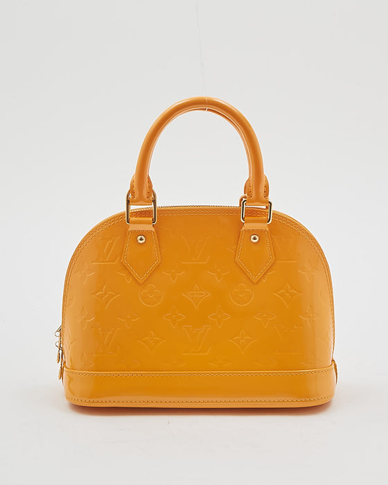 LOUIS VUITTON Epi Alma BB Yellow Citron 1232645