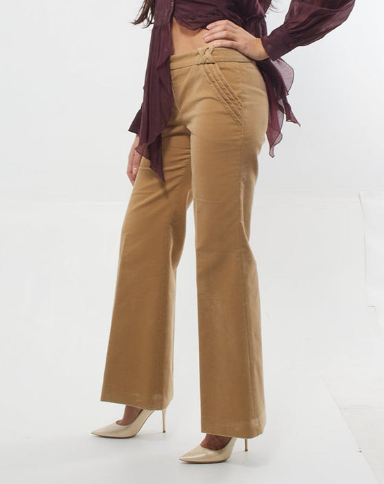 Chloé Beige Corduroy Pants - 38 – RETYCHE