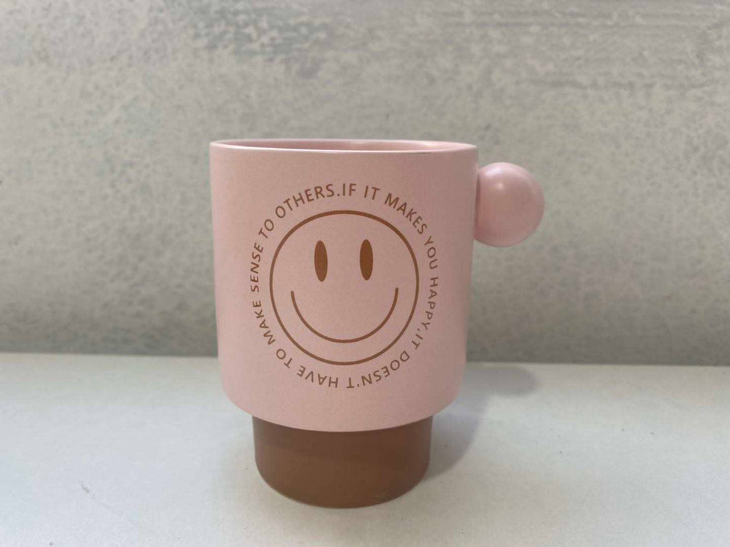 Properly Improper - If It Makes You Happy Pink Boho Mug