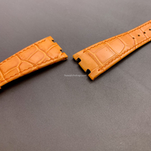 Charger l&#39;image dans la galerie, Genuine Alligator Compatible with AP Royal Oak Watch Strap 26mm - HU Watch strap
