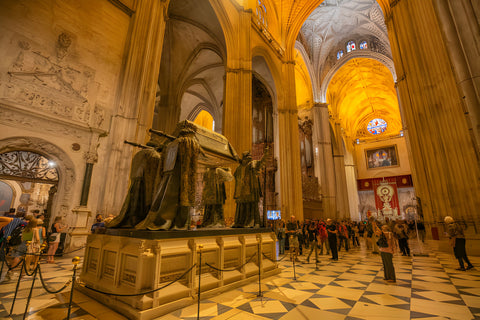 Tomb of Columbus, Giralda Tower, Seville, Spain