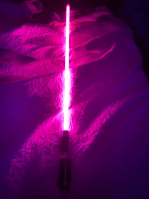 purple lightsaber