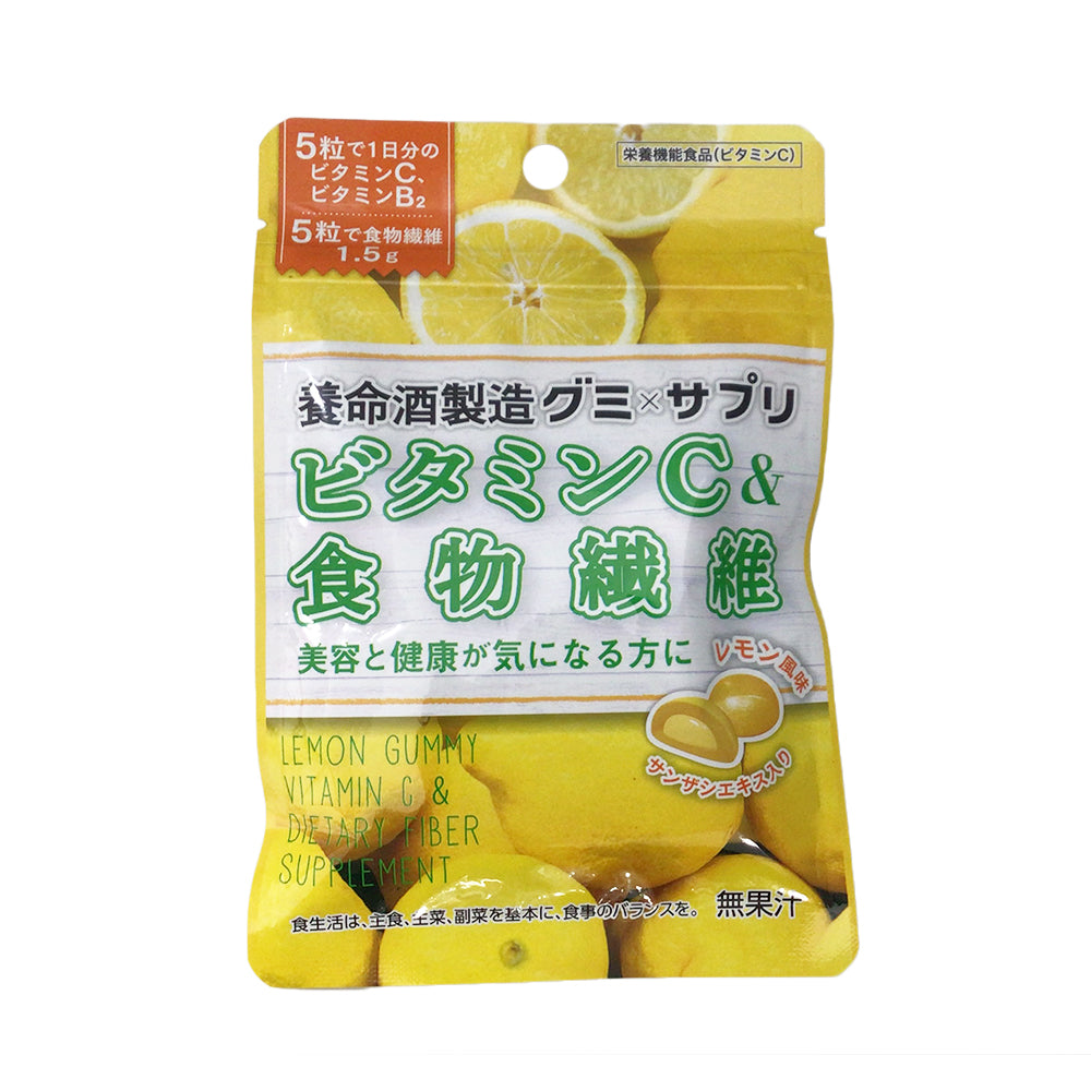 養命酒製造 グミ×サプリ ビタミンC＆食物繊維 40g×10袋 メール便配送