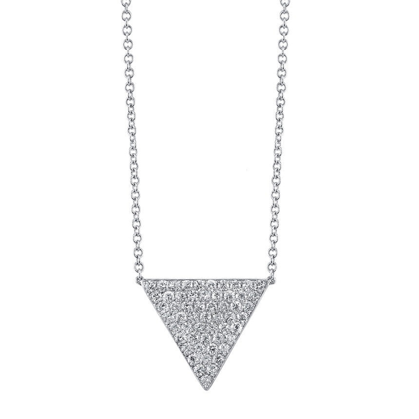 LARGE DIAMOND TRIANGLE NECKLACE | Anita Ko