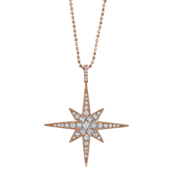 DIAMOND STARBURST NECKLACE - Anita Ko