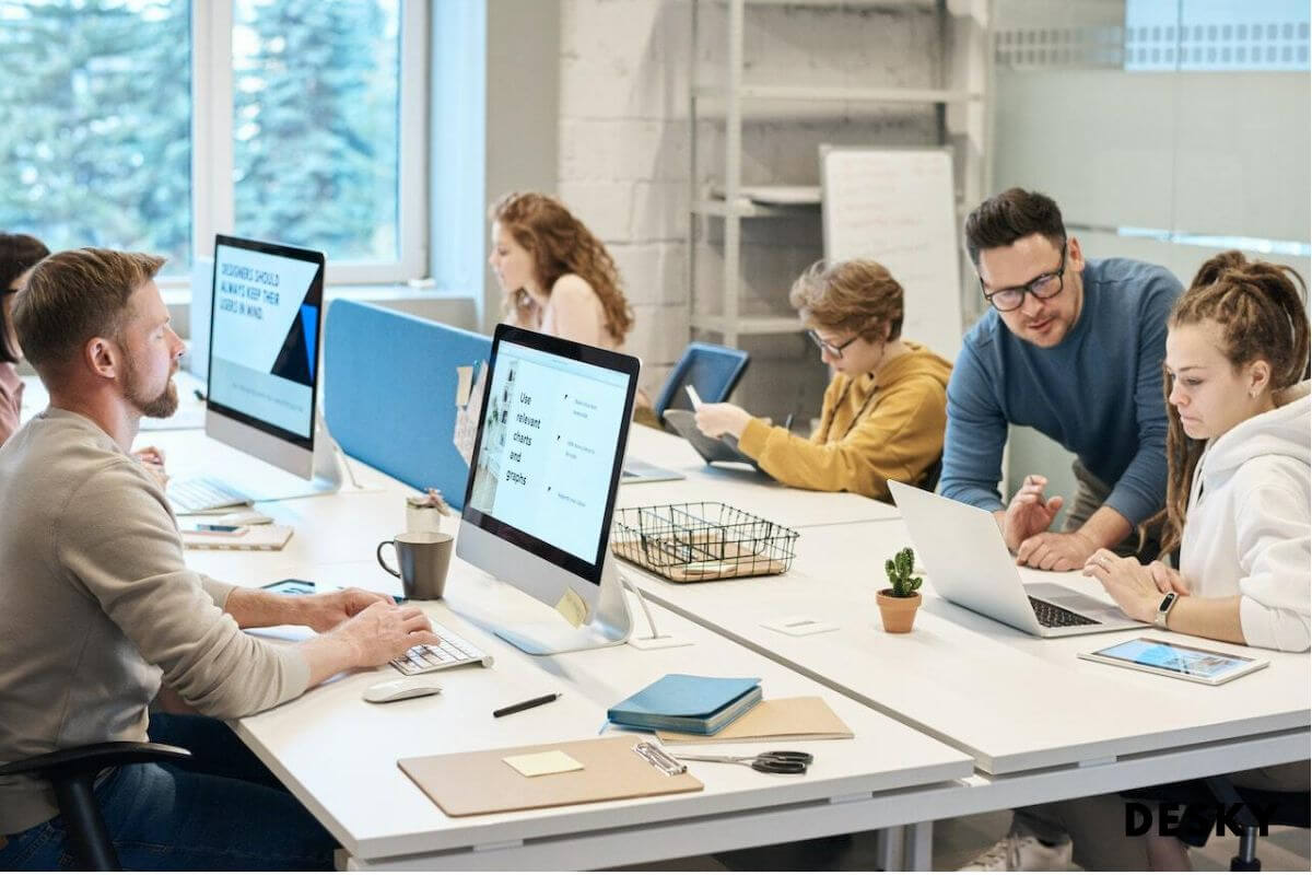 Maintaining good posture in the office