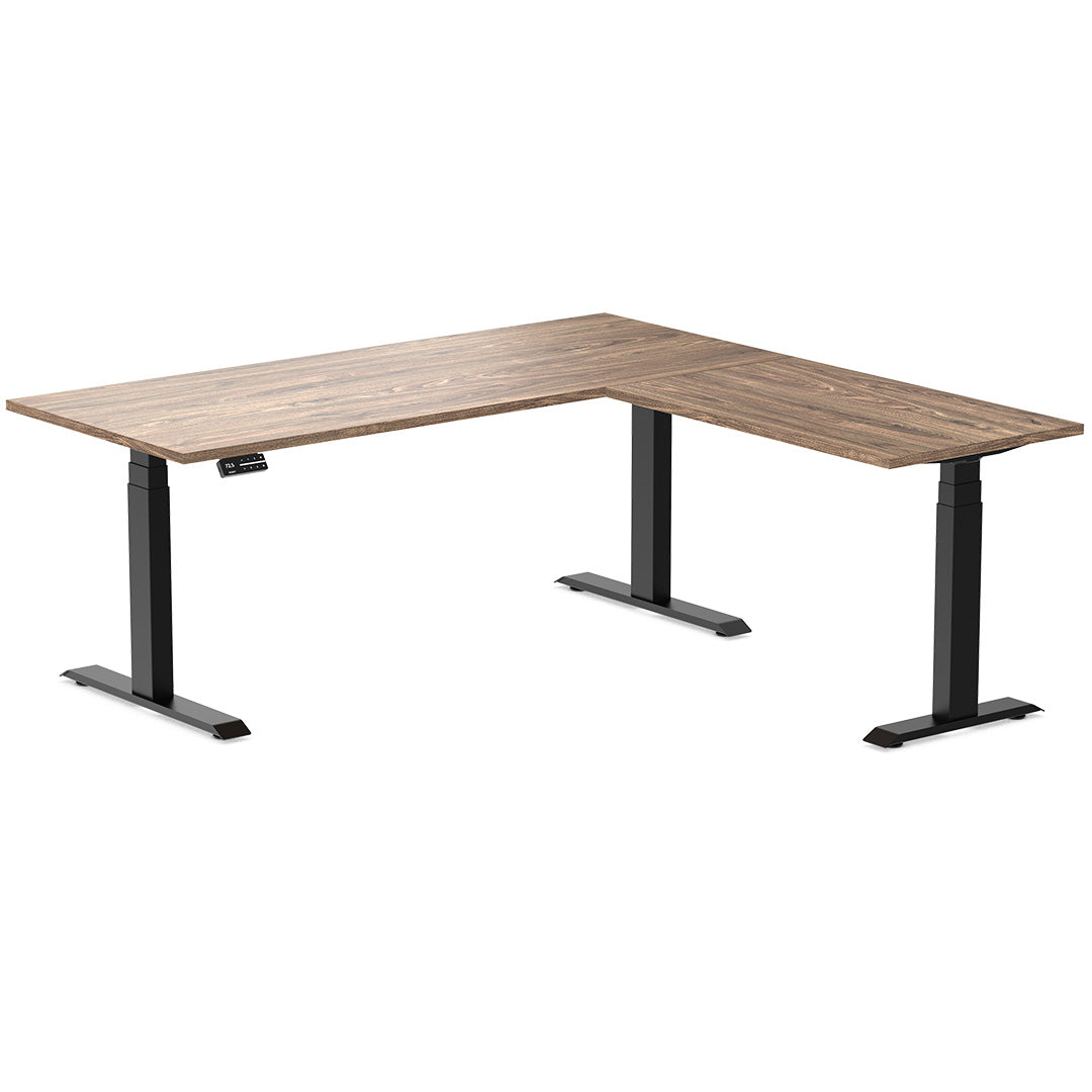 Desky Eco L-Shape Laminate Sit Stand Desk - Desky Canada product image