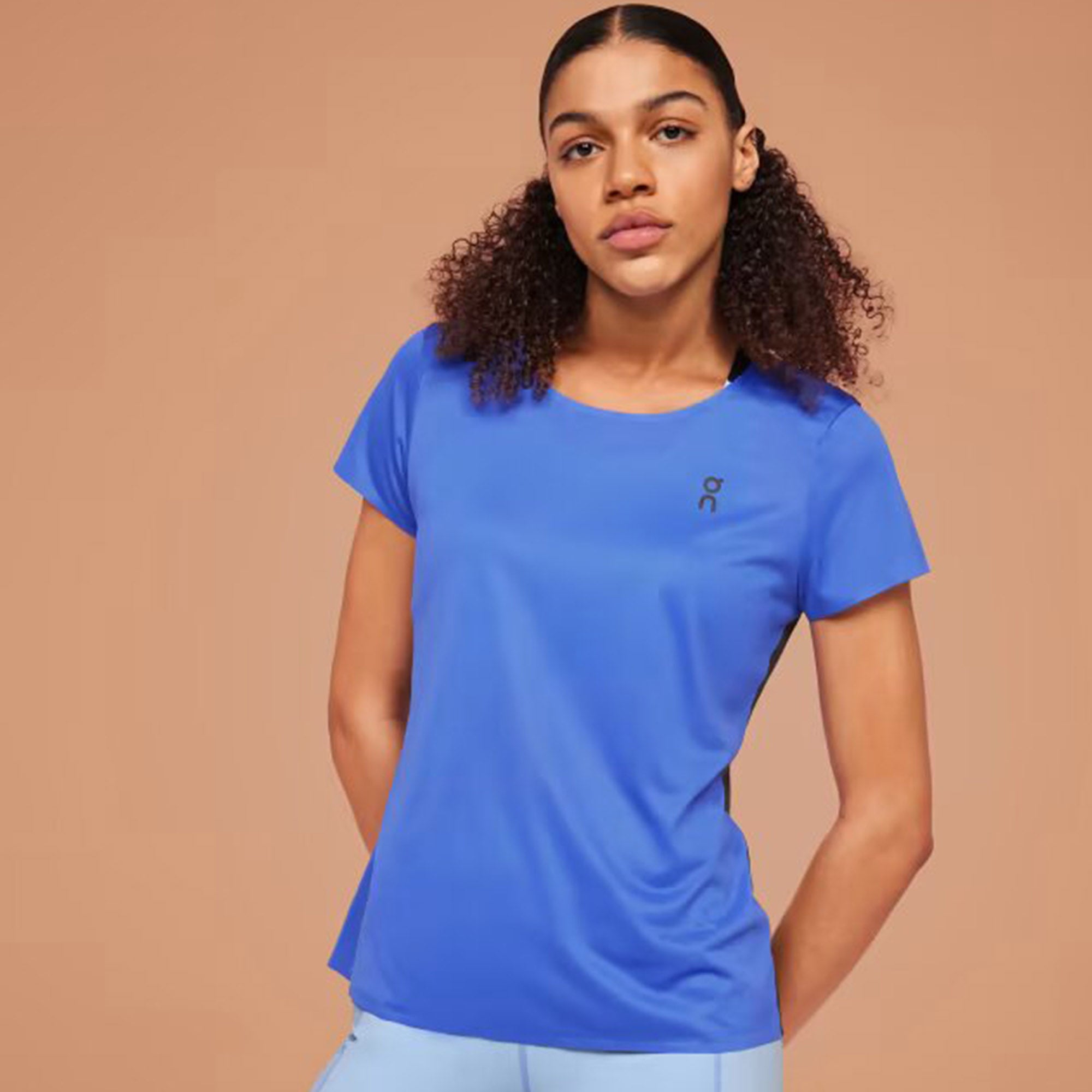 On Running Womens Performance T-shirt Blue Small