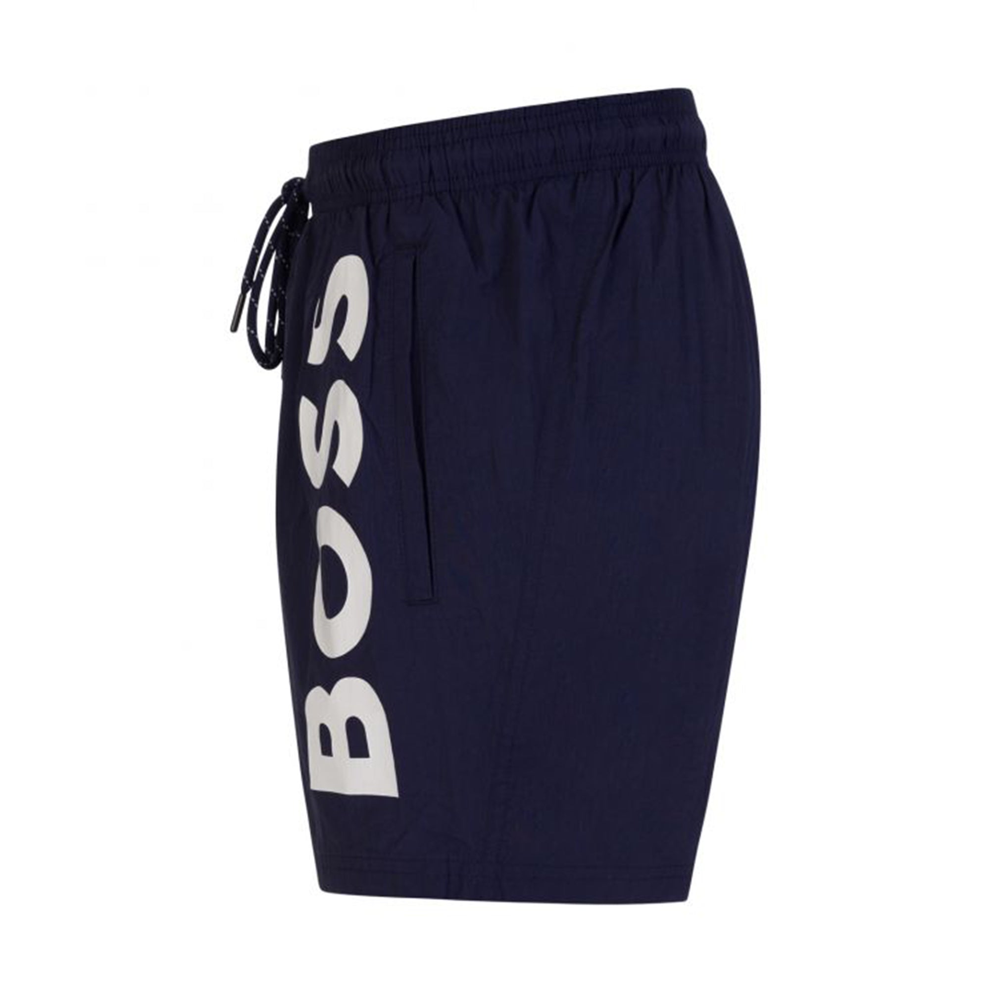 Hugo Boss Mens Logo Swim Shorts Navy M