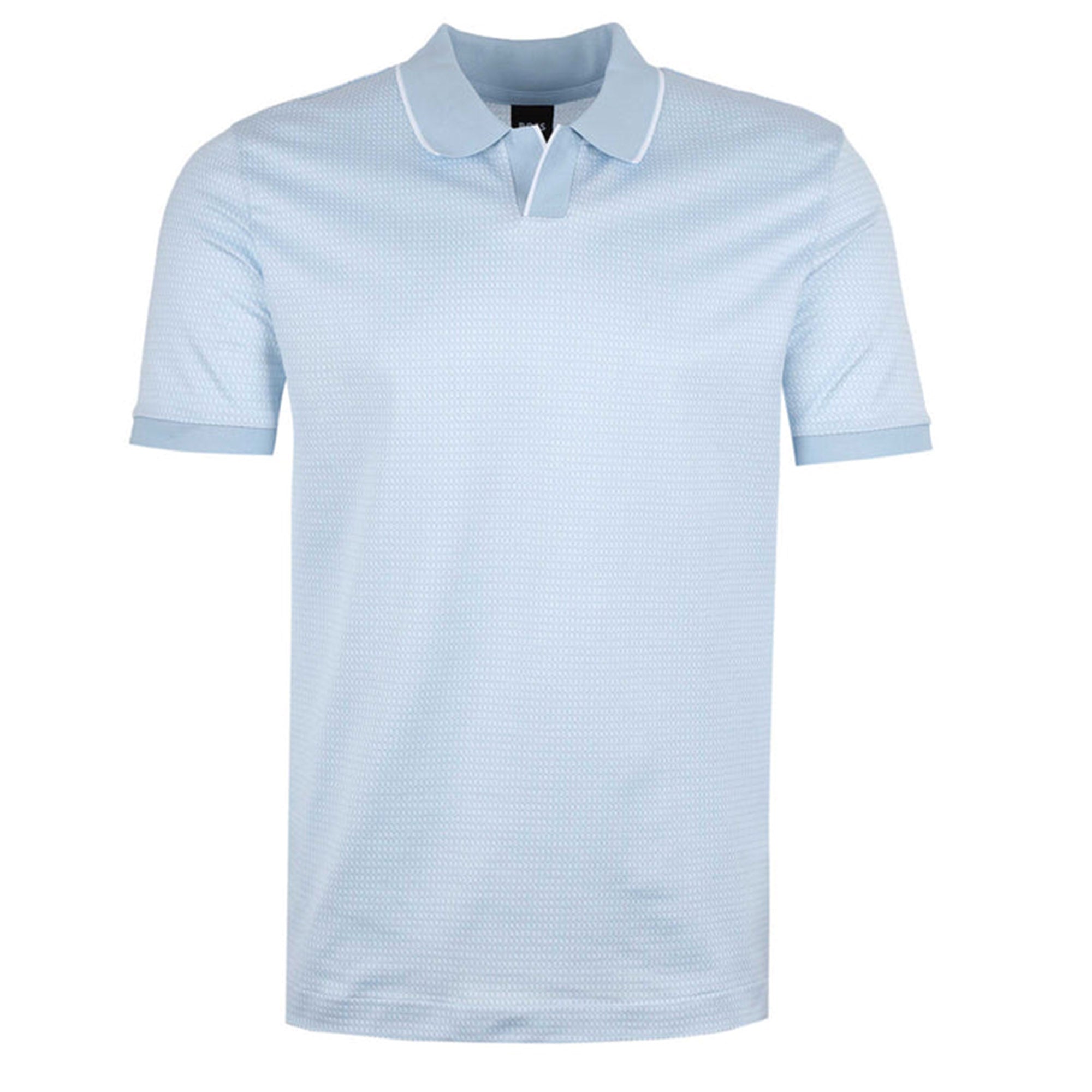 Hugo Boss Mens Johnny Collar Polo Shirt Blue L