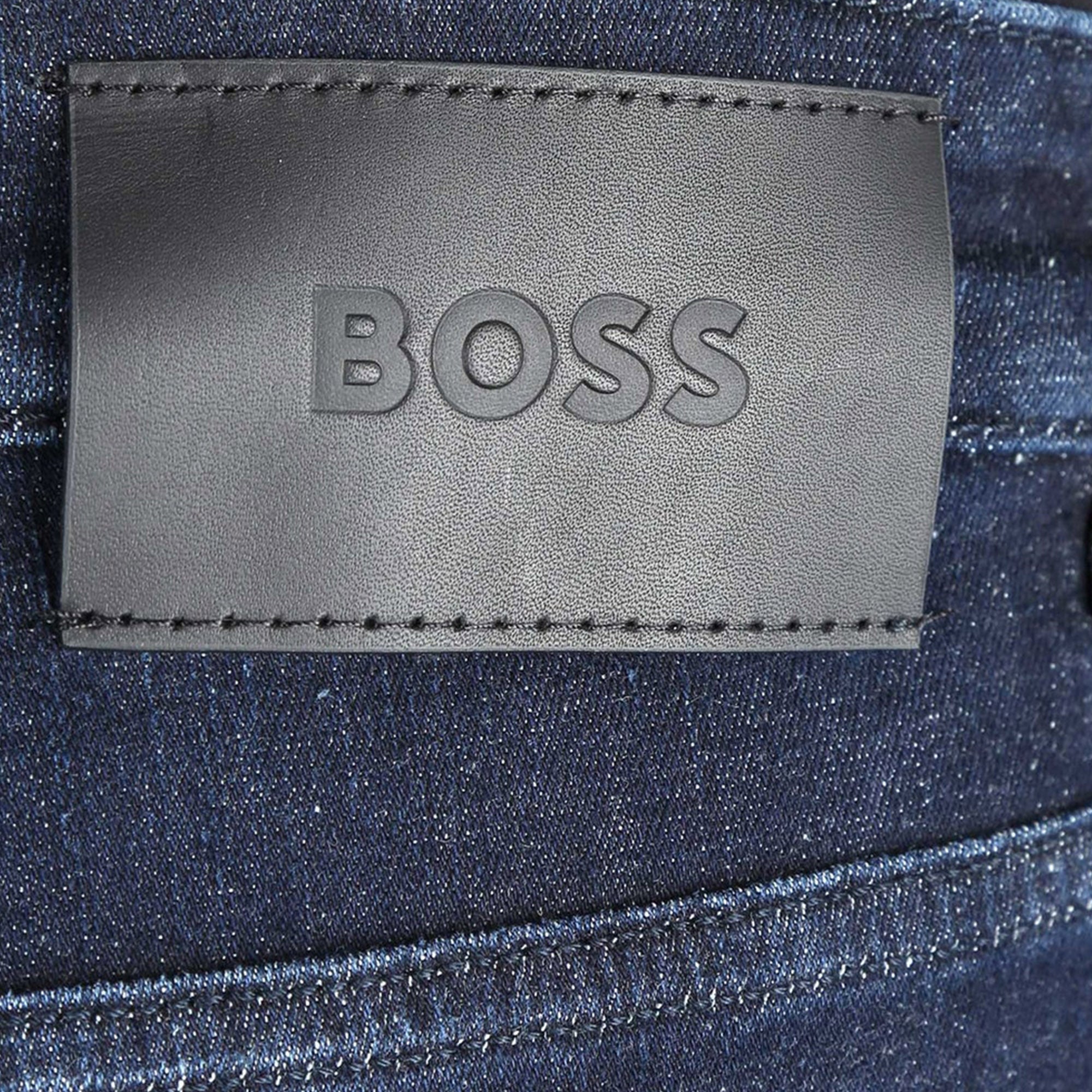Hugo Boss Mens Regular Fit Jeans Navy W32 L32