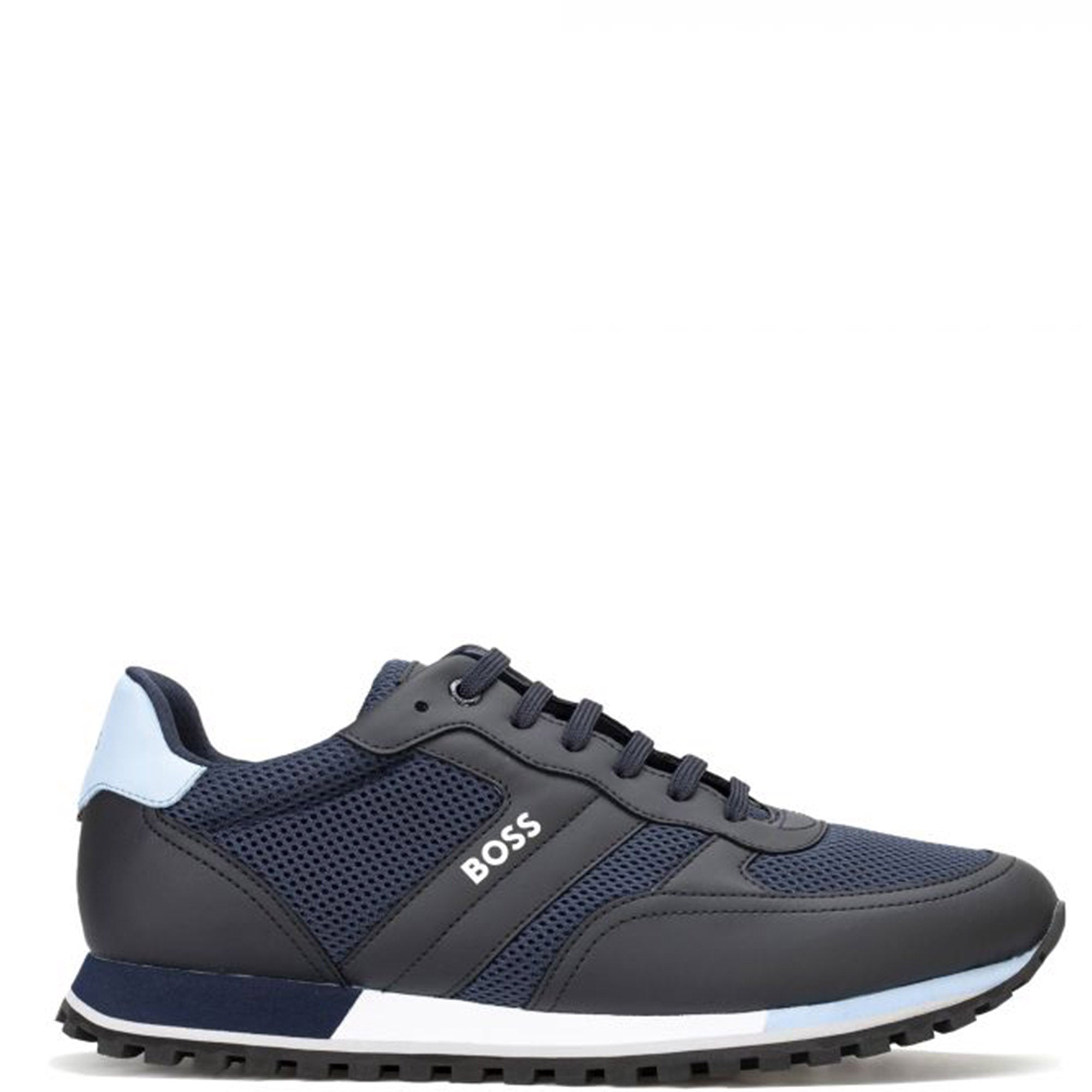 Hugo Boss Mens Parkour Runners Blue UK 11