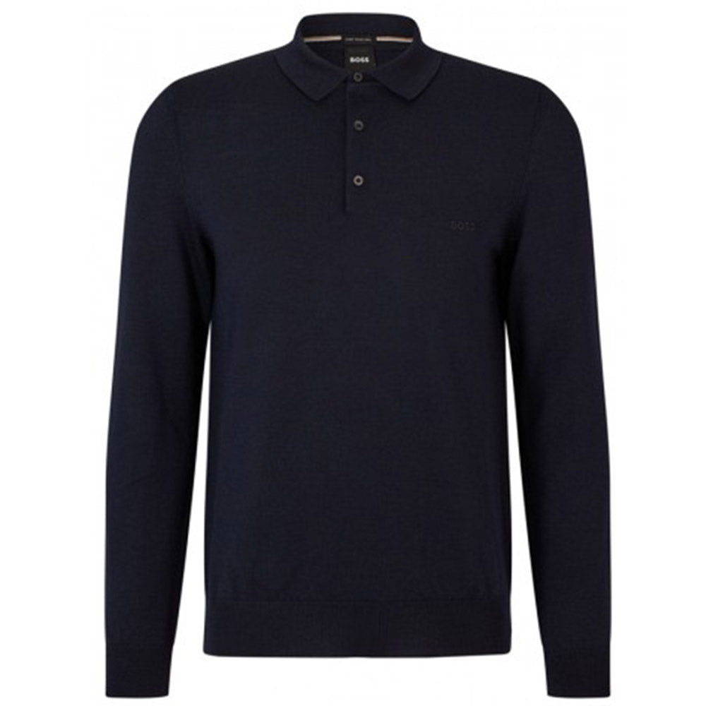 Hugo Boss Mens Bono Polo Shirt Black — Maison Threads