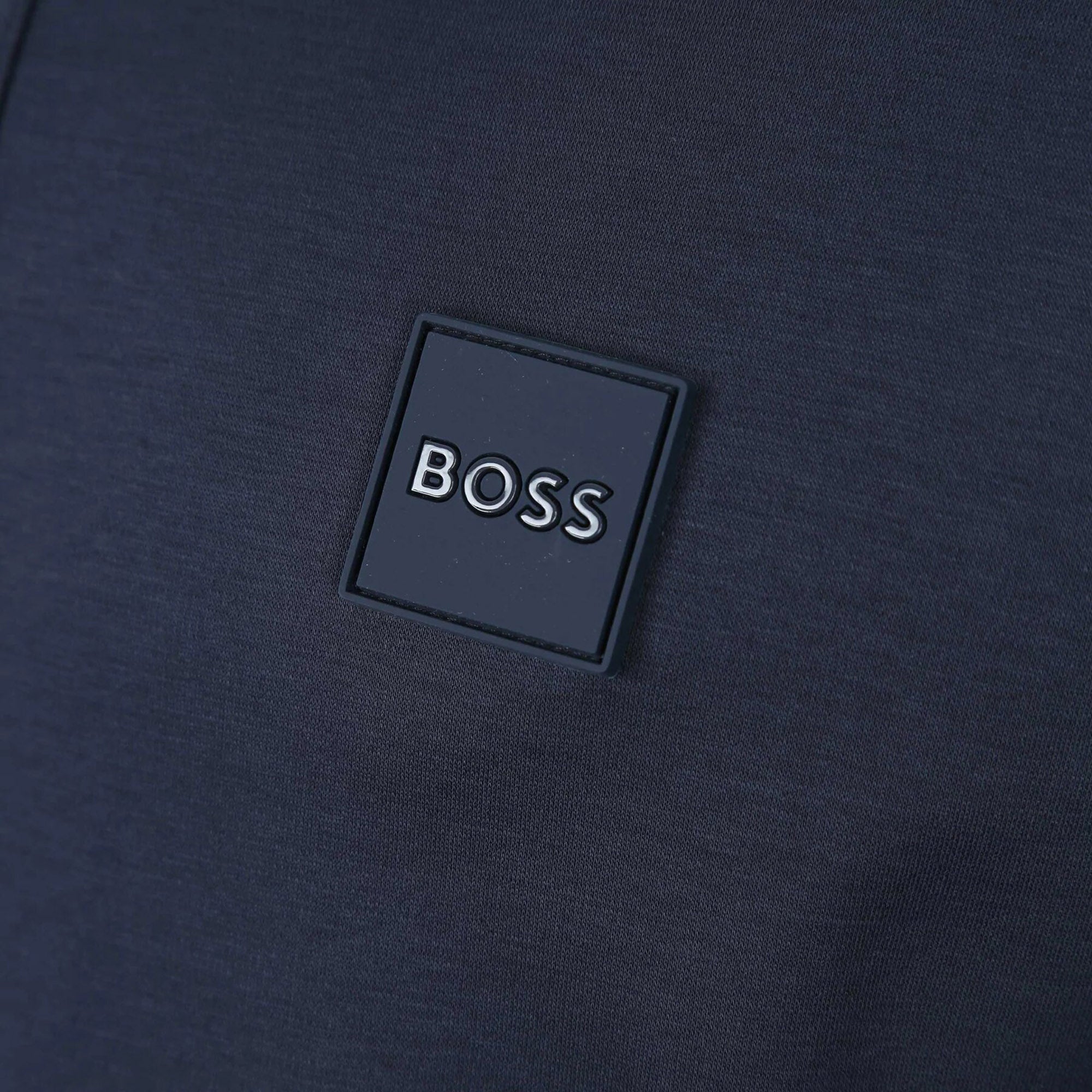 Hugo Boss Mens Square Logo Polo Shirt Navy Medium