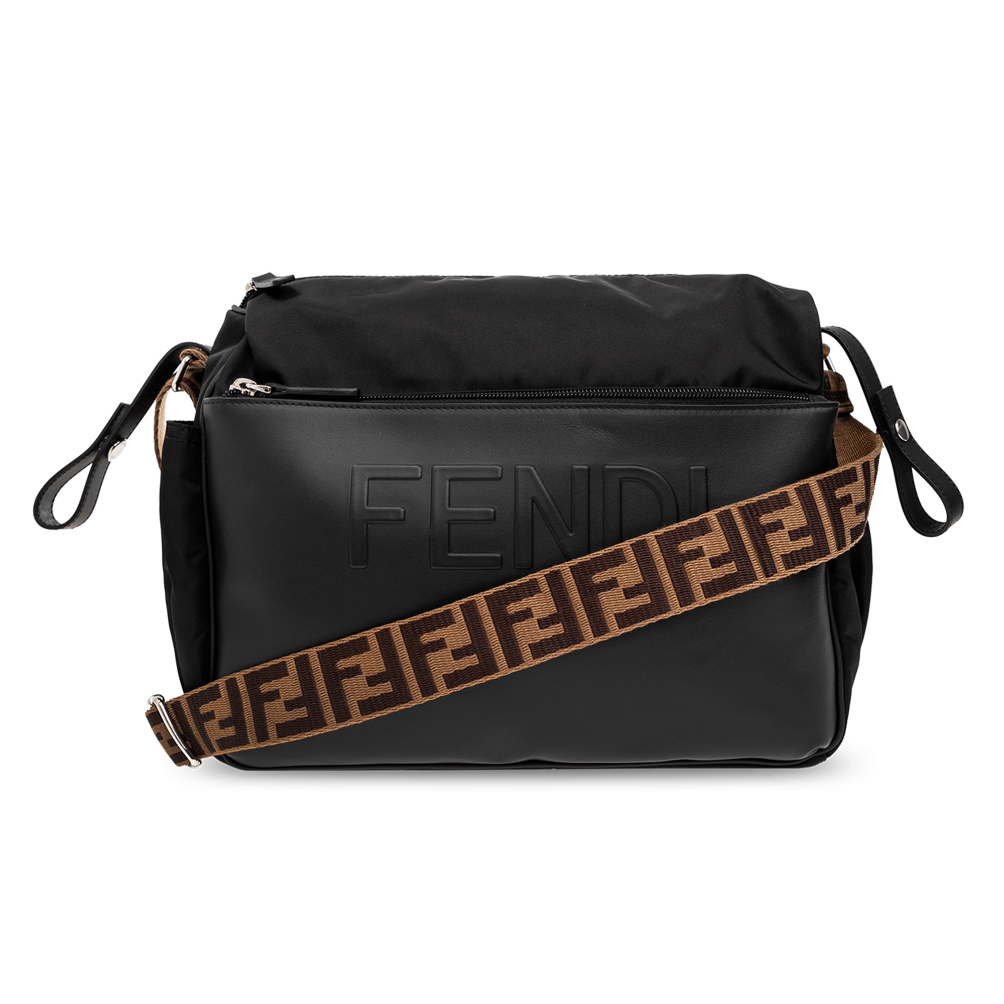 Fendi FF Logo Diaper Bag w/ Changing Pad
