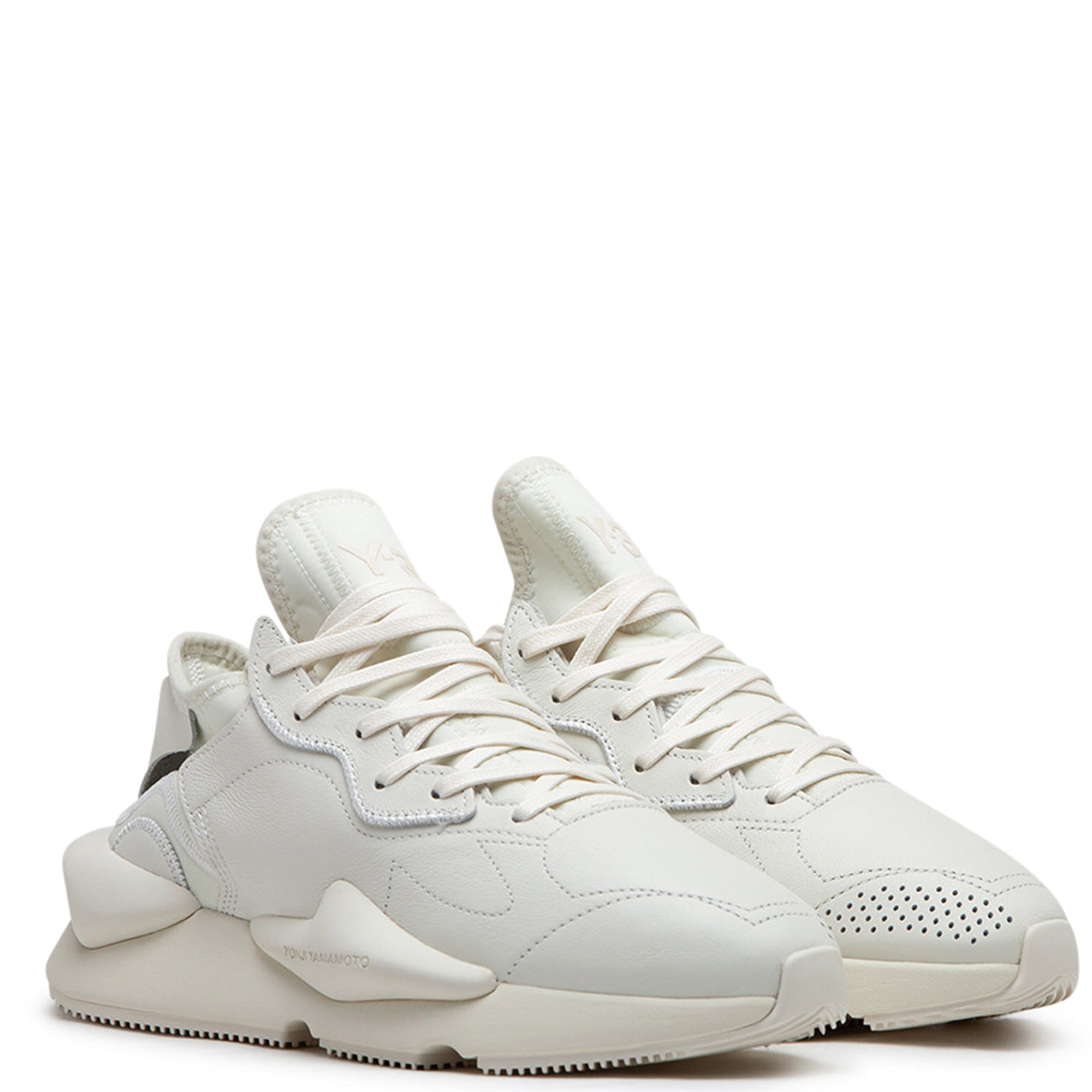 Y-3 Mens Kaiwa Sneakers White UK 8