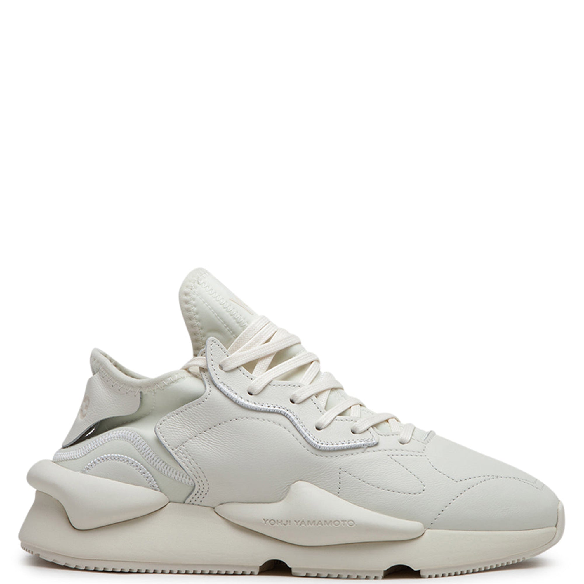 Y-3 Mens Kaiwa Sneakers White UK 9