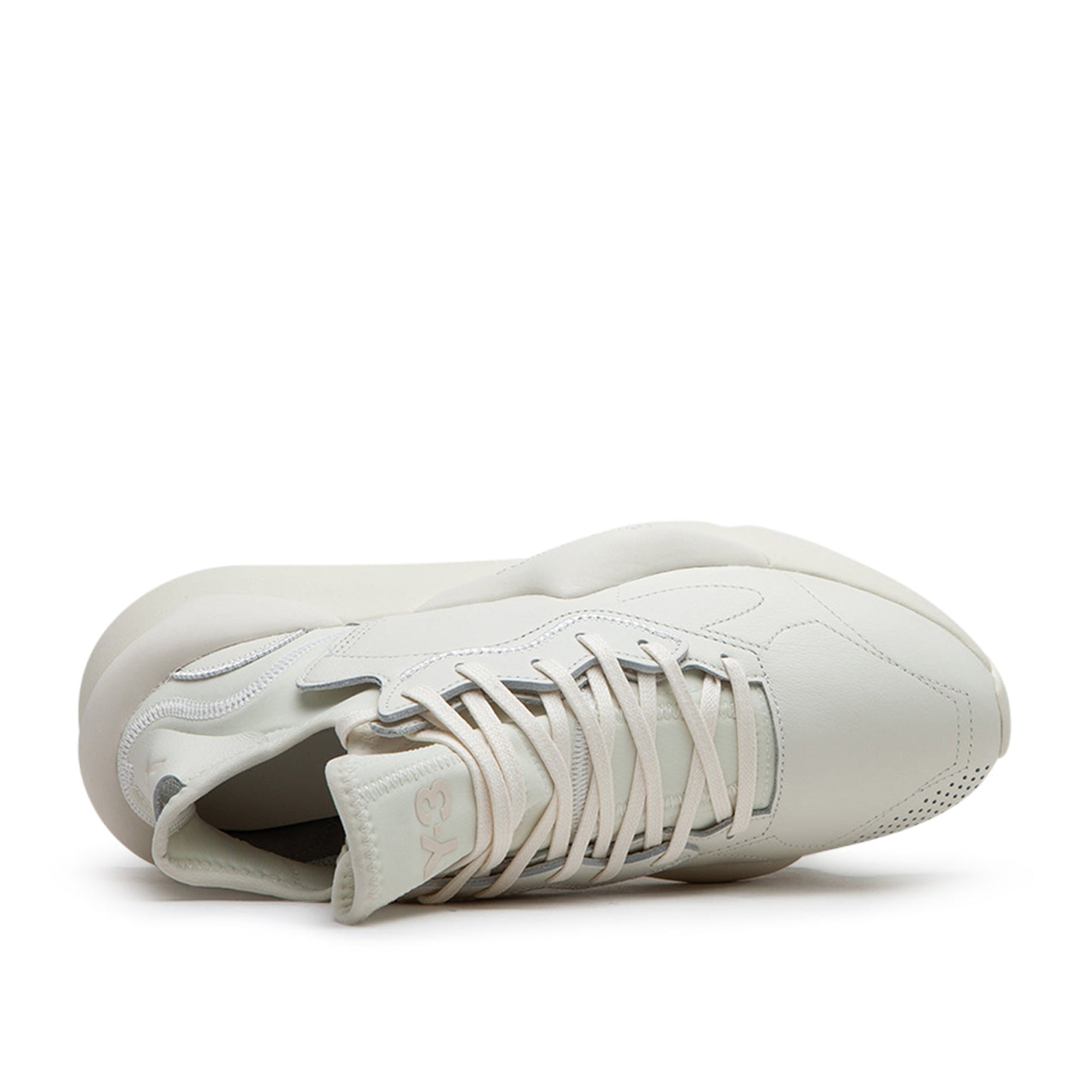Y-3 Mens Kaiwa Sneakers White UK 9