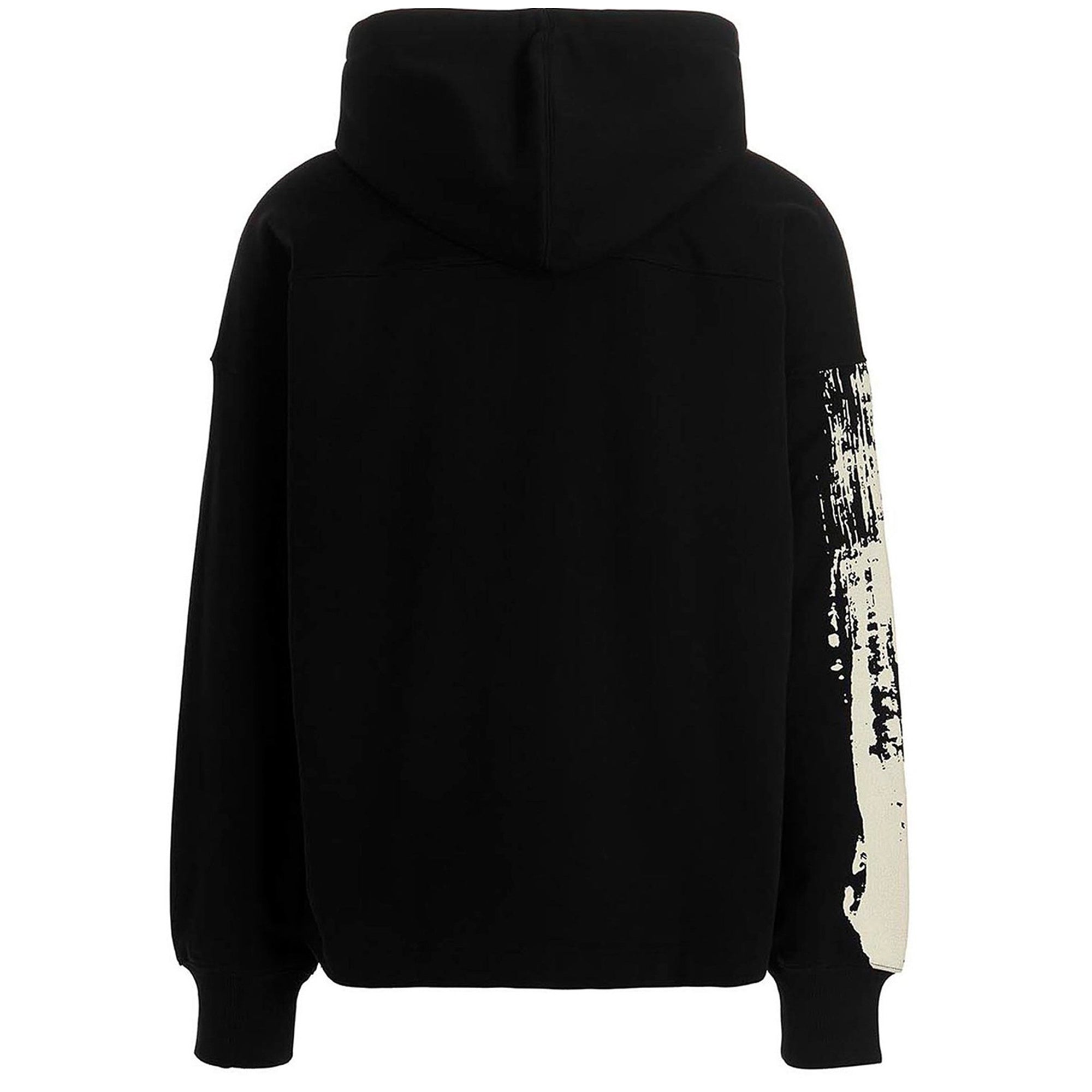 Y-3 Mens Graphic Logo French Terry Hooded Jacket L Black