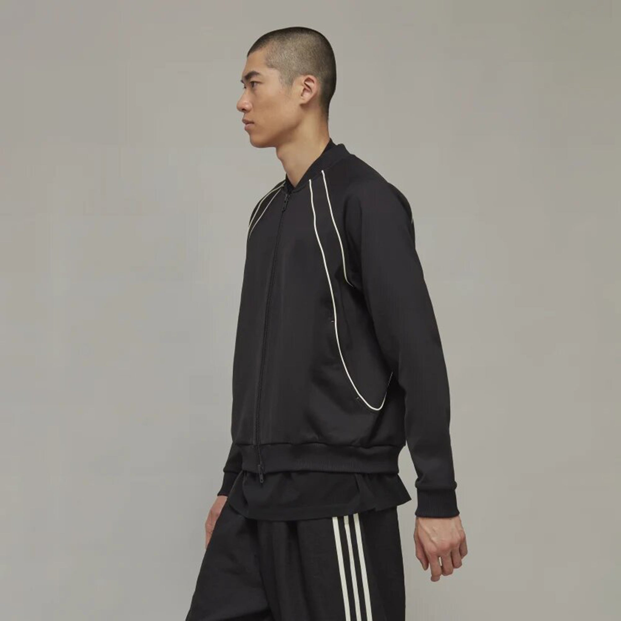 Y-3 Unisex Superstar Zip Top Black S