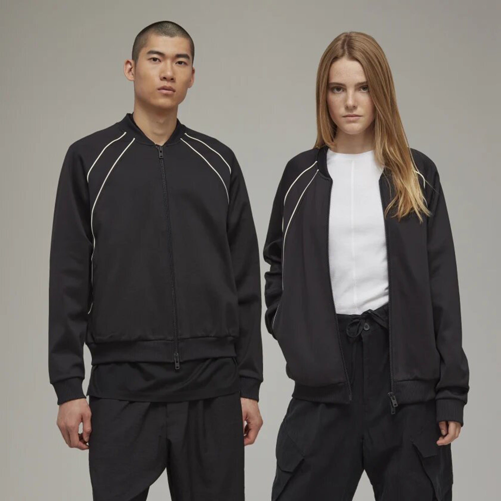 Y-3 Unisex Superstar Zip Top Black S