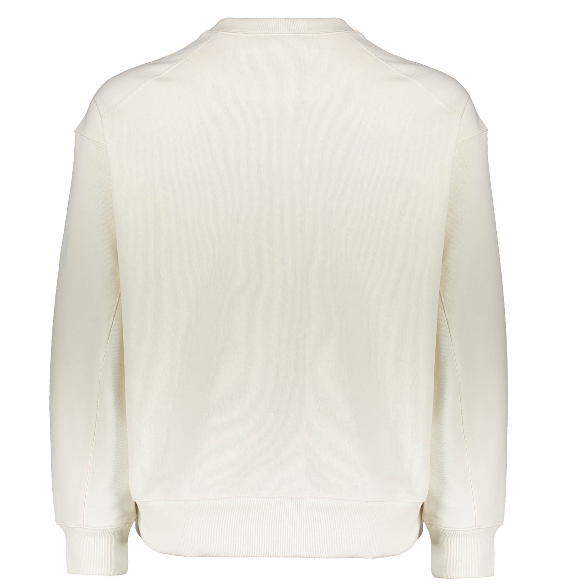 Y-3 Mens Organic Cotton Terry Crew Sweater White X Large